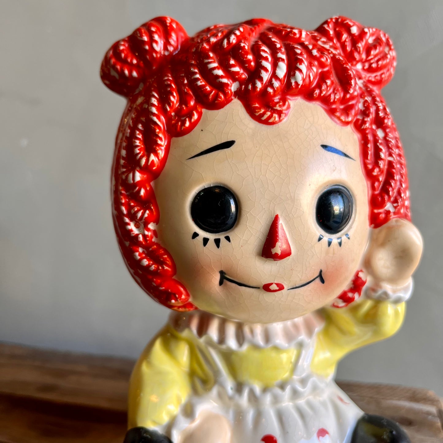 【USA vintage】Raggedy Ann Music Coin Bank