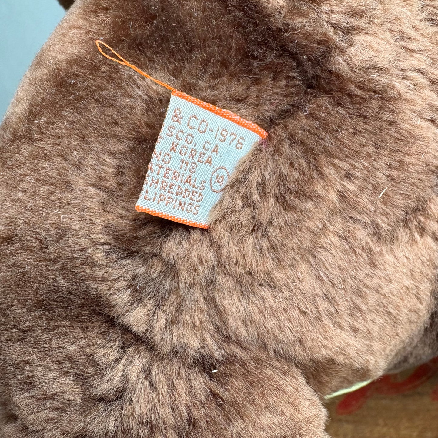 【1970s-1980s vintage】DAKIN Lucky in Las Vegas Bear Plush