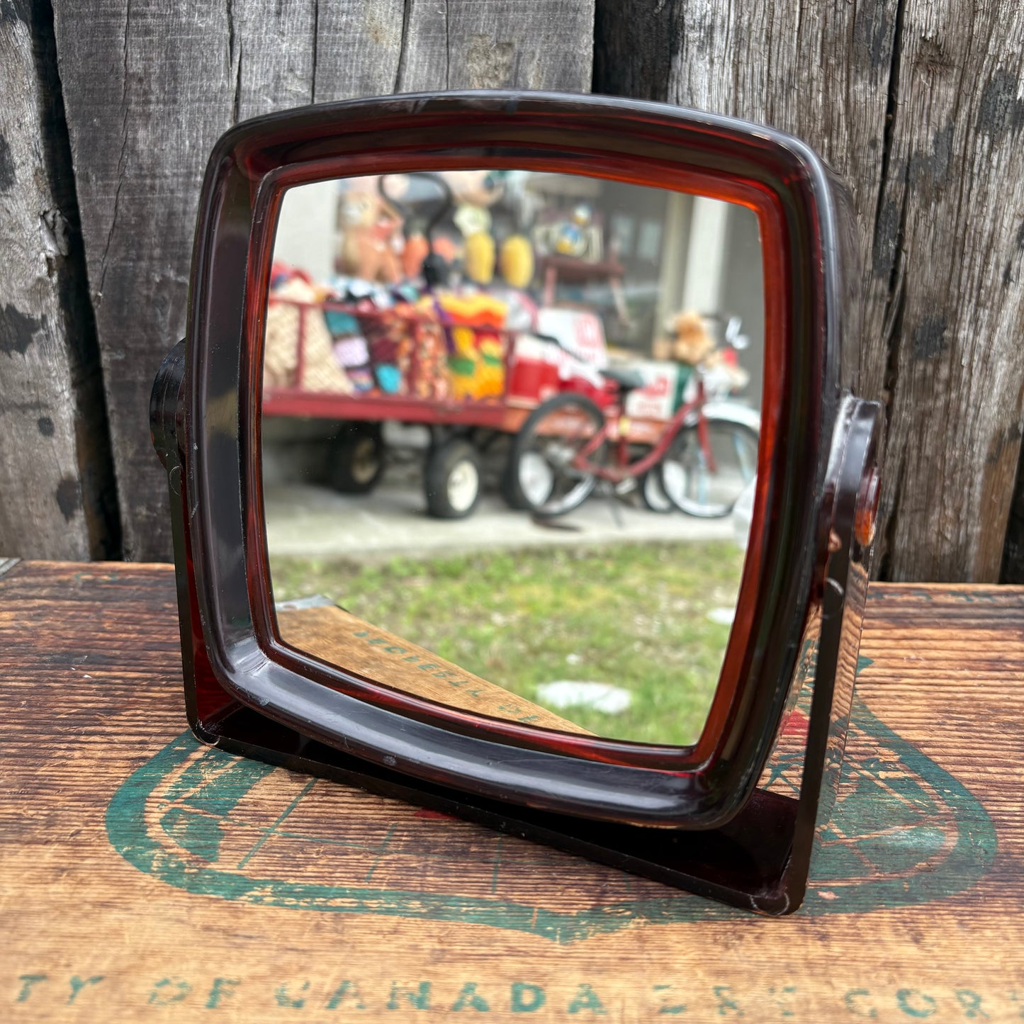 【1970s USA vintage】Two way makeup mirror