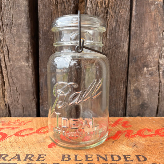 【1930s~ USA vintage】Ball glass jar