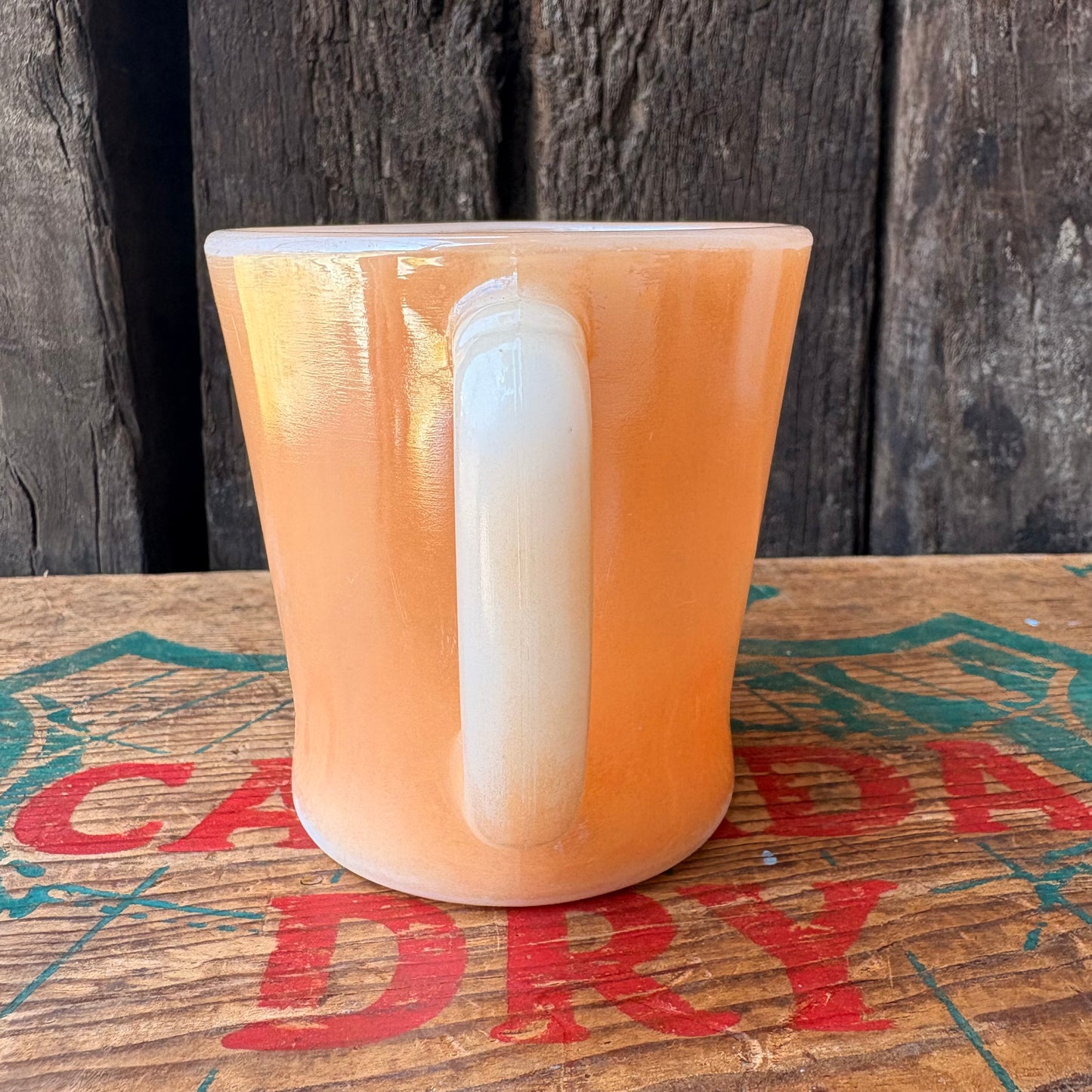 【1951-1960 USA vintage】Fire-King peach luster mugcup