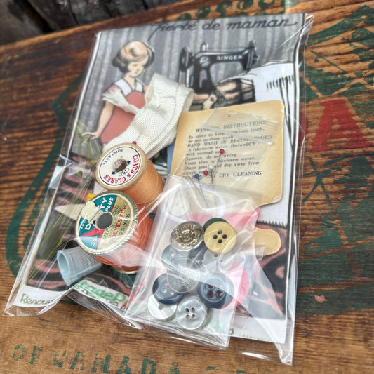 【1950s USA vintage】sewing set 2