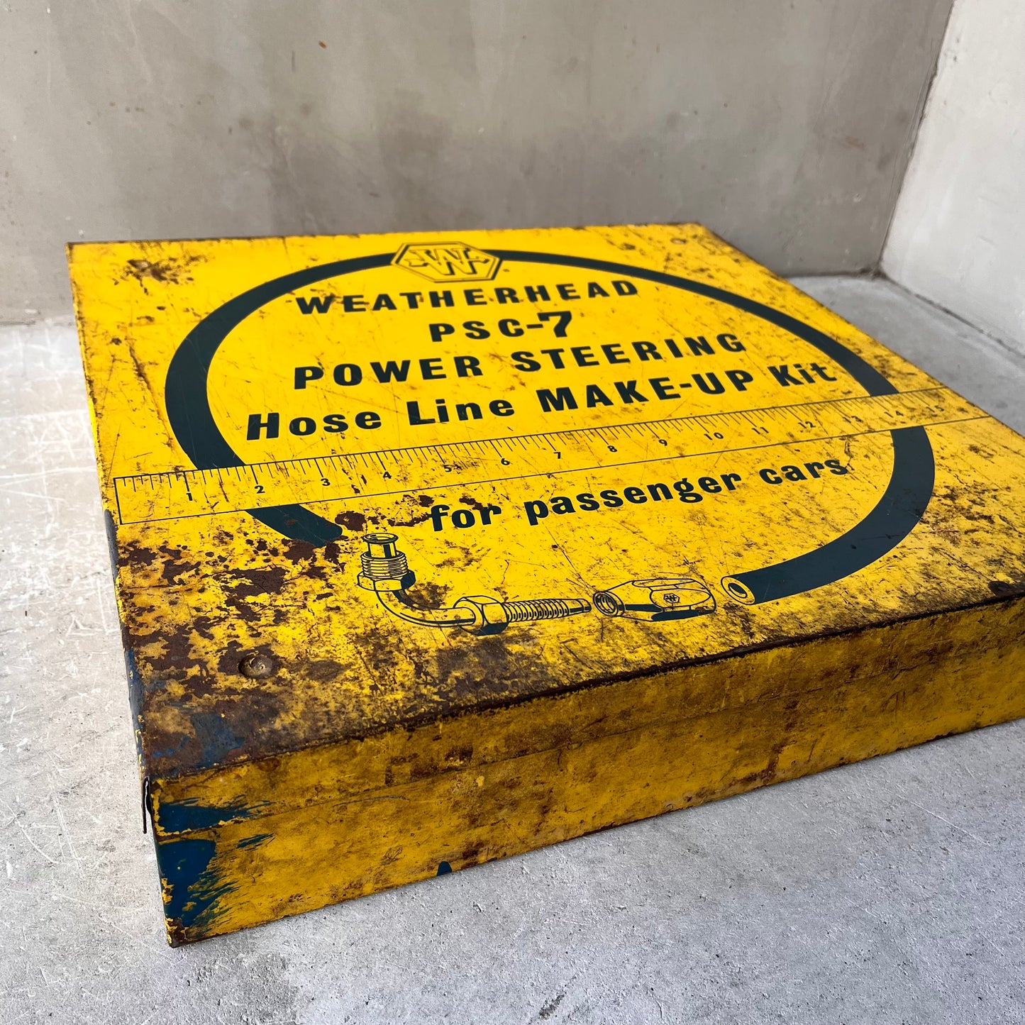 【USA vintage】WEATHERHEAD psc-7 Metal Box