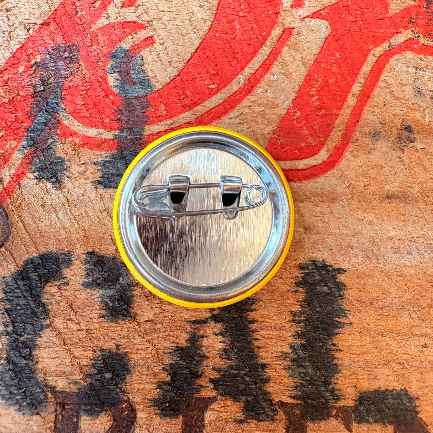 【USA】 Smiley Face Pinback Button