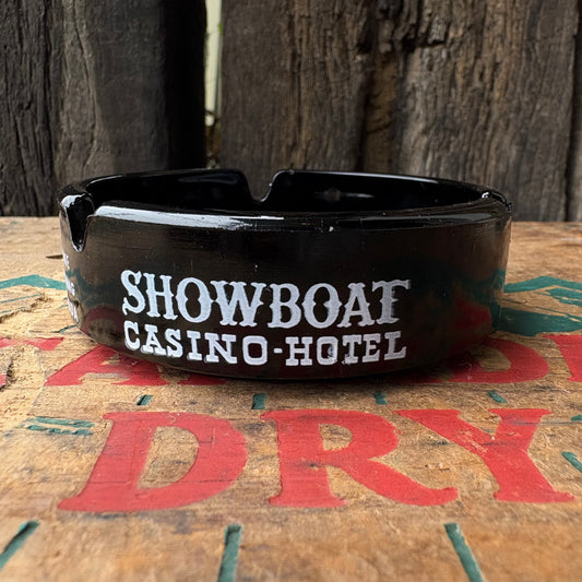 【USA vintage】advertising ashtray SHOWBOAT CASINO-HOTEL