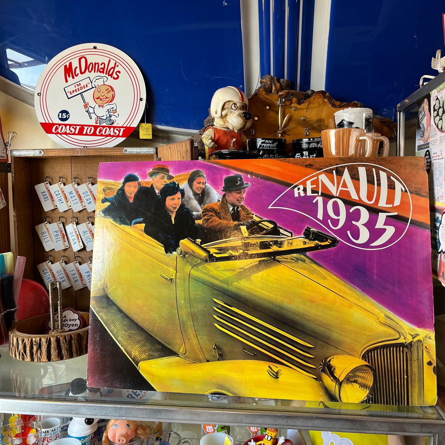 【vintage】Renault 1935 アートスチレンボード