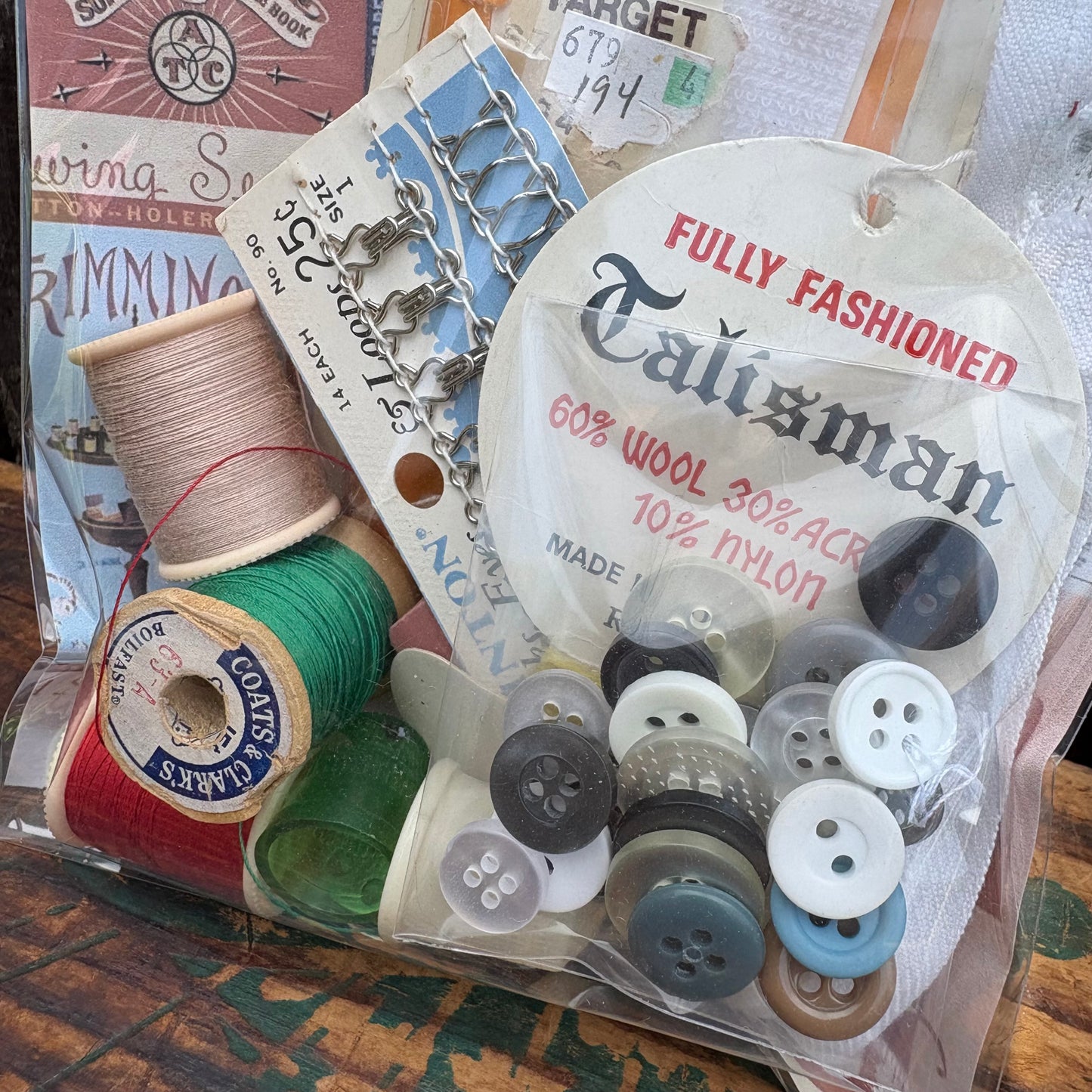 【1950s USA vintage】sewing set 3