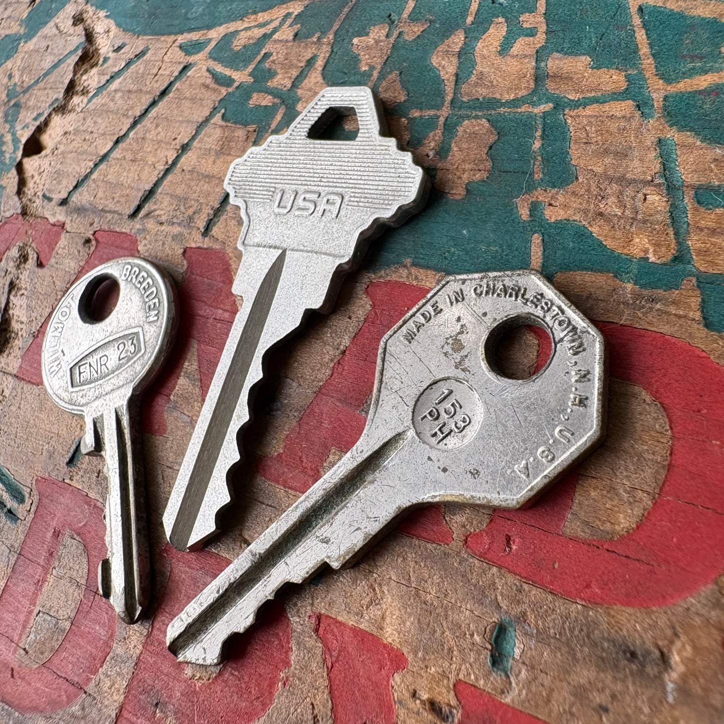 【USA vintage】 key set 3