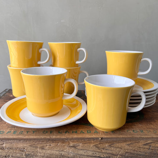 【USA vintage】MCM Mikasa Cera Stone Coffee Set