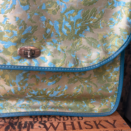 【1960s USA vintage】Floral Tapestry Hand Bag