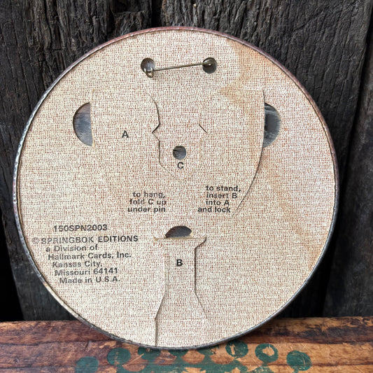 【USA vintage】PINBACK BUTTON orang utan