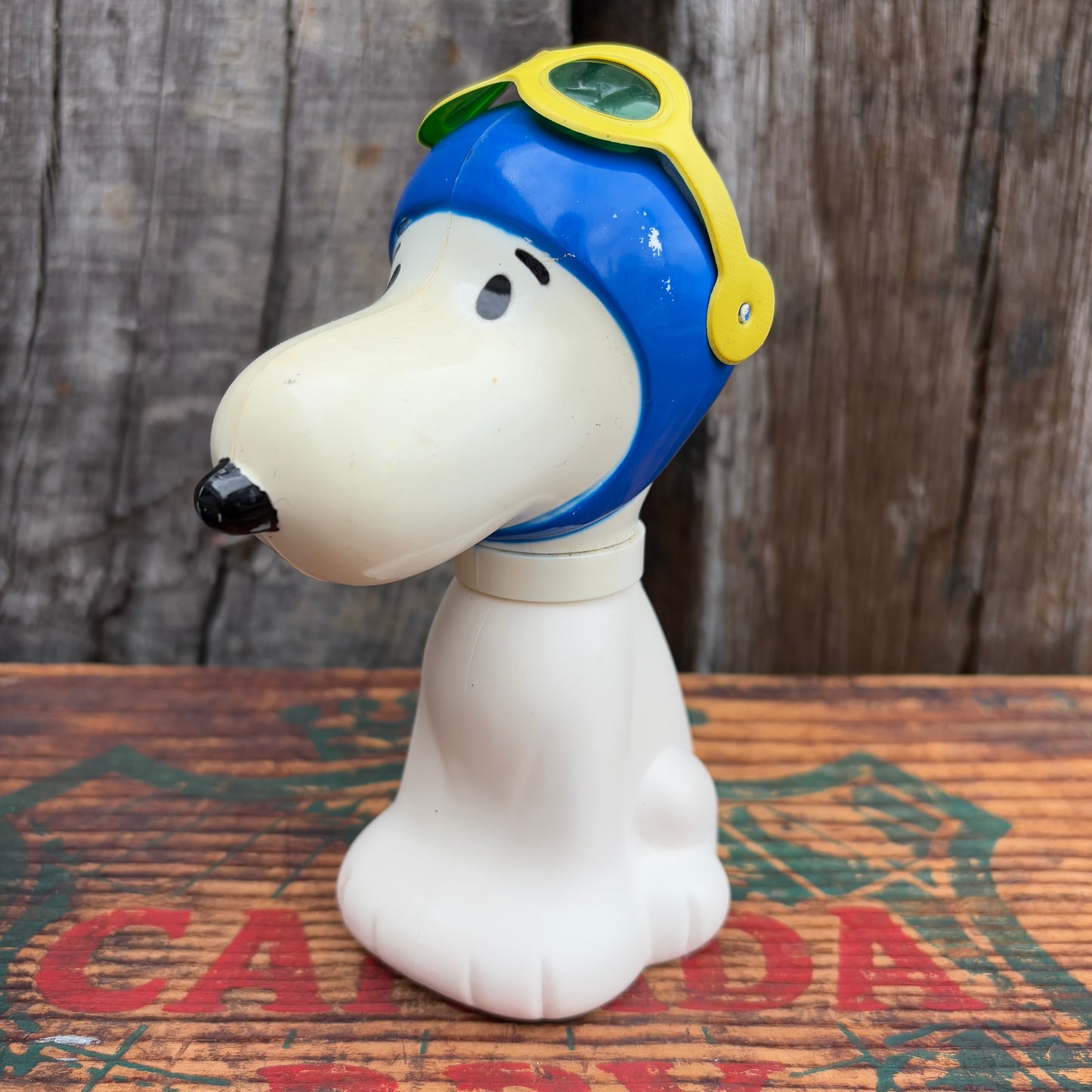 【1969 USA vintage】AVON SNOOPY bubblebath bottle
