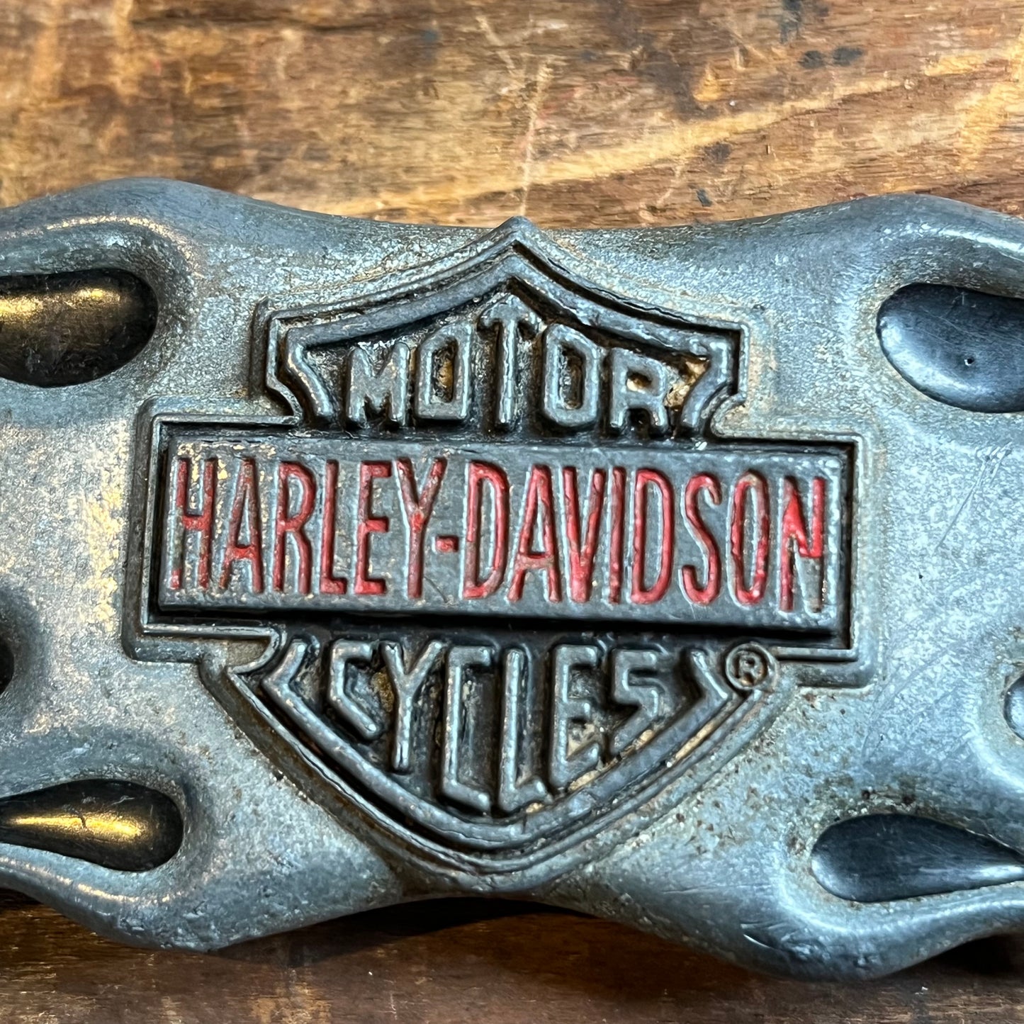 【USA vintage】Harley-Davidson バックル フレイム