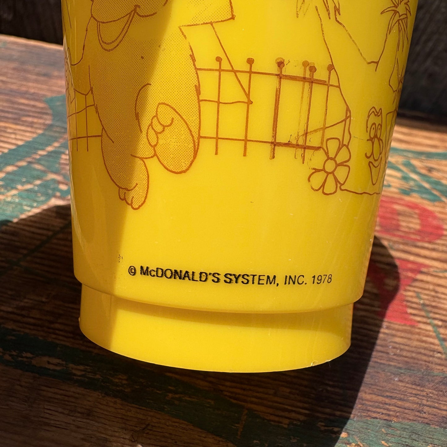 【1978 USA vintage】McDonald plastics cup