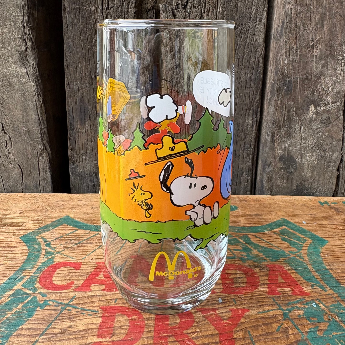 【1980s USA vintage】McDonald ×PEANUTS CAMP SNOOPY COLLRCTION glass 2