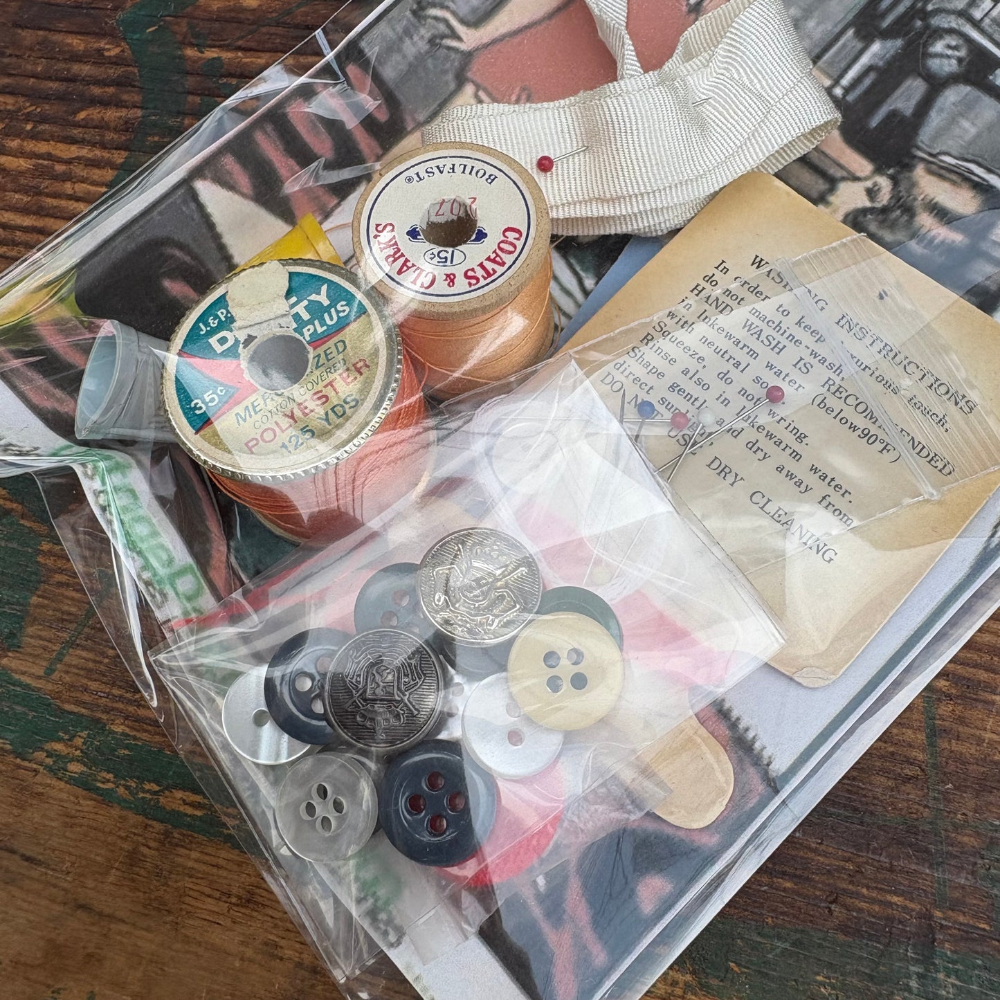【1950s USA vintage】sewing set 2