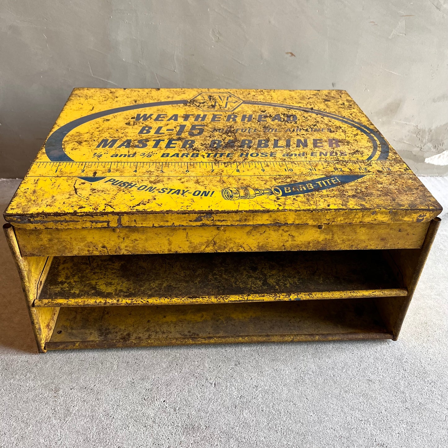 【USA vintage】WEATHERHEAD BL-15 MASTER BARBLINER Metal Box
