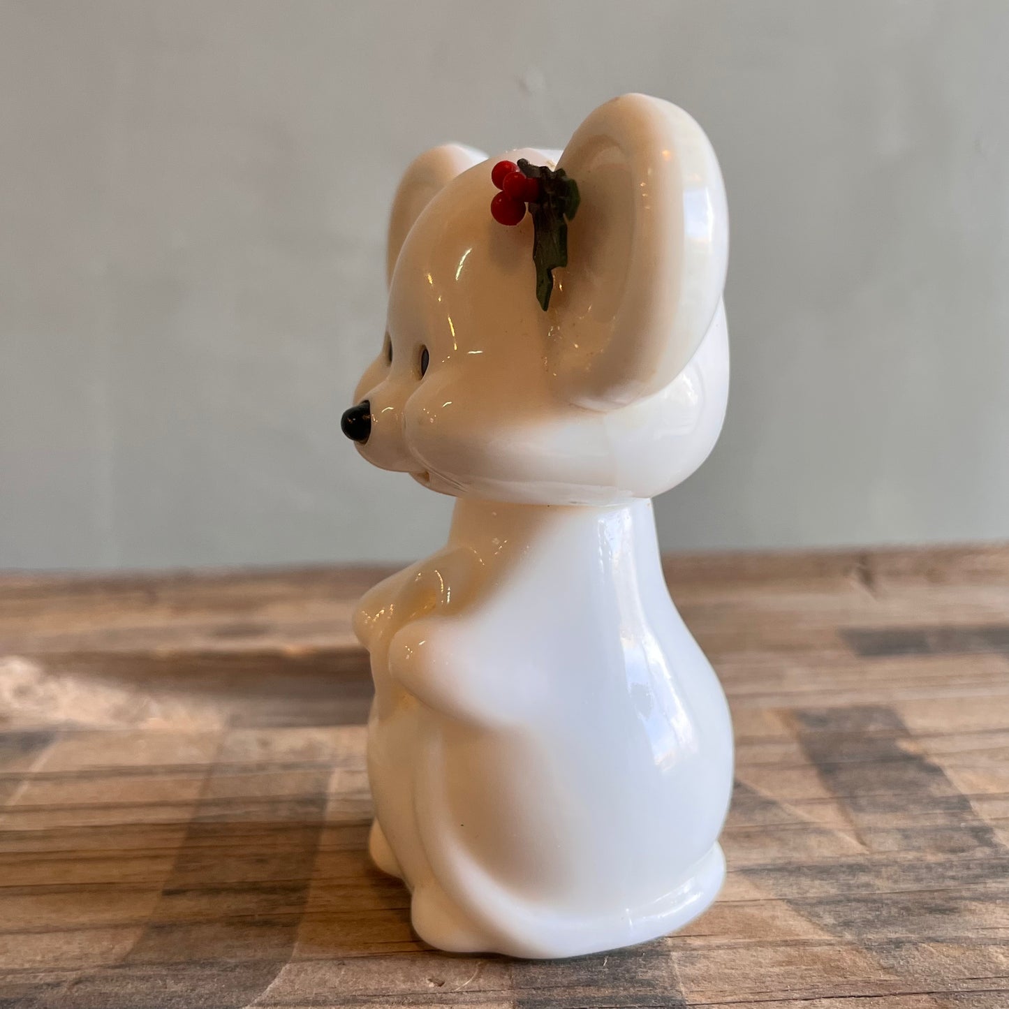【USA vintage】80s AVON Perfume Bottle Christmas Mouse