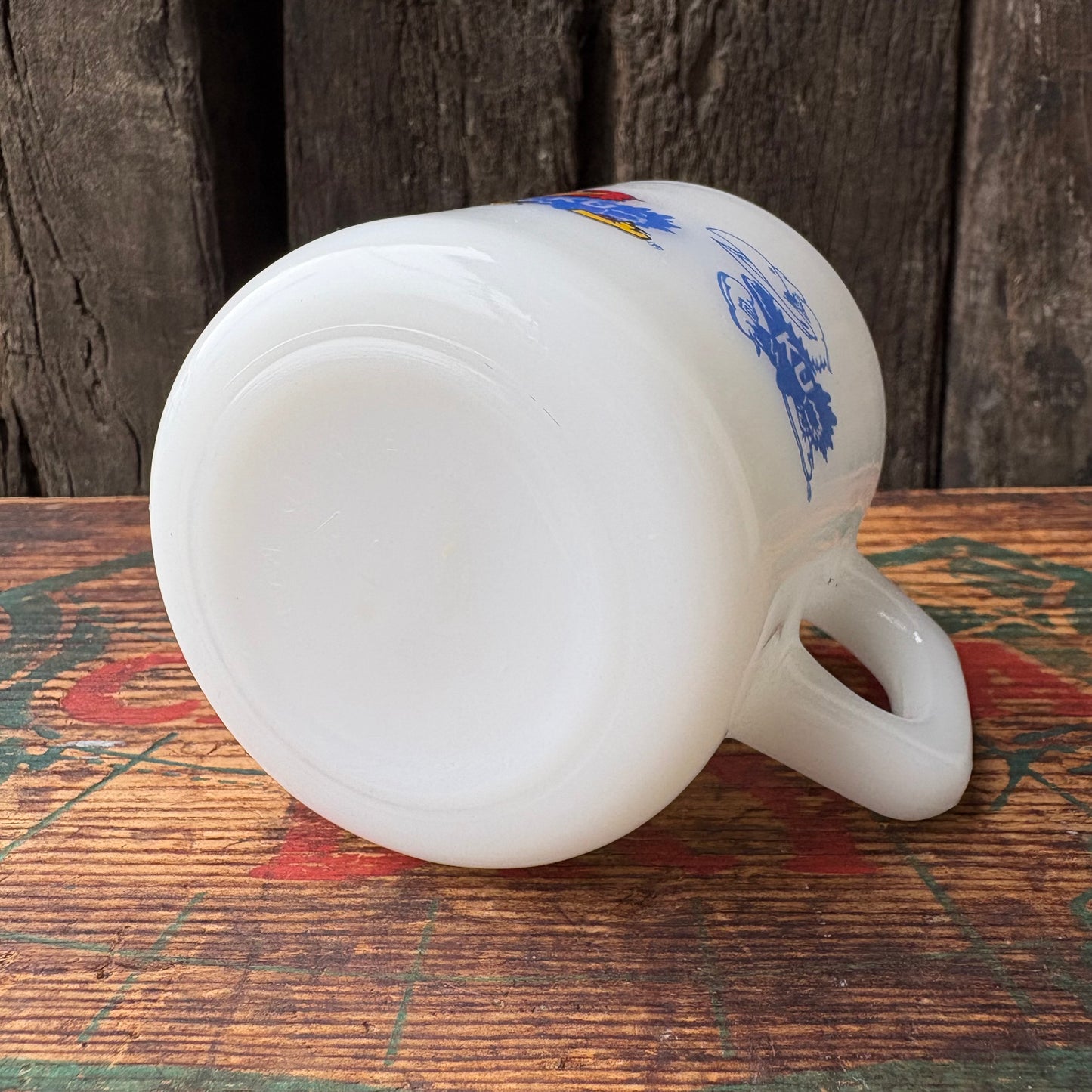 【USA vintage】 mug cup KANSAS JAYHAWKS