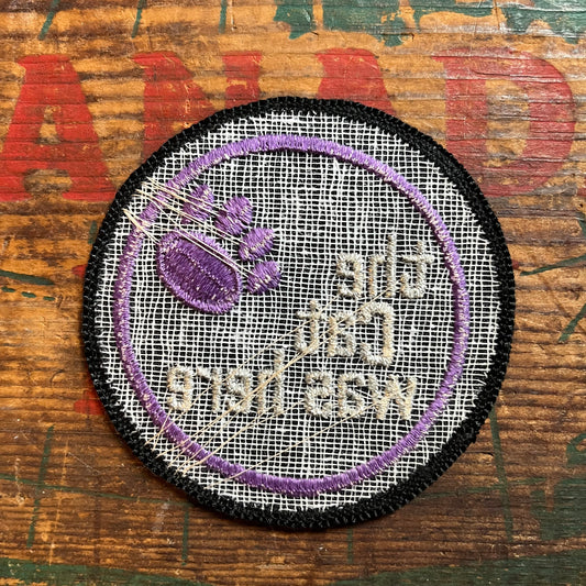 【USA vintage】ワッペン the Cat was here