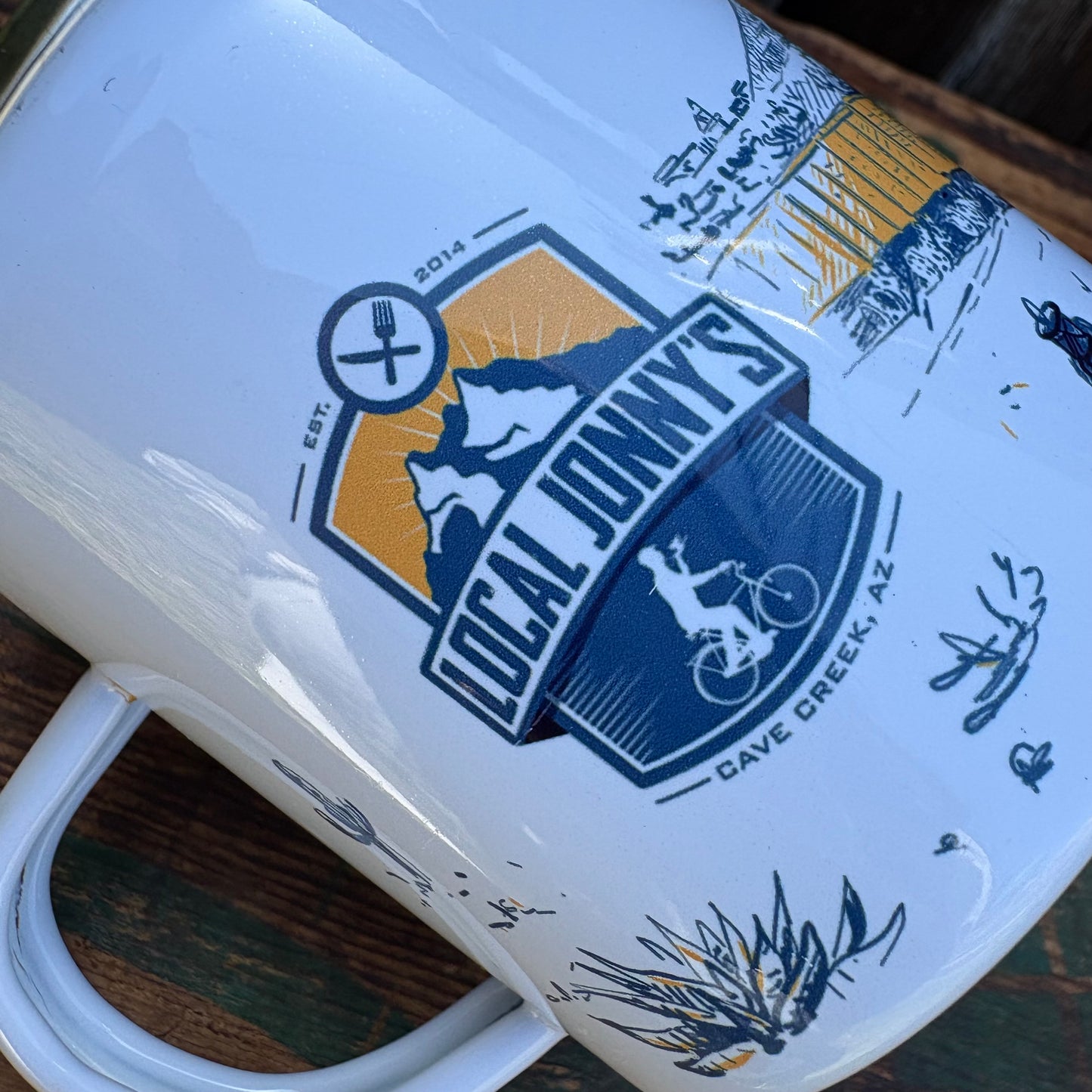 【USA】 enamel mug cup