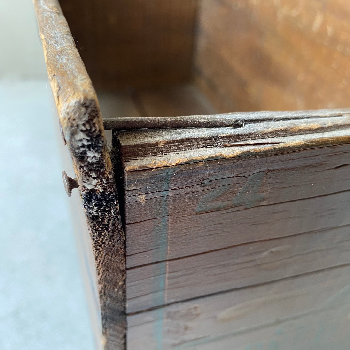 ▶︎▶︎SALE▶︎▶︎【 1940s-1950s】Libby's CORNED BEEF wood box