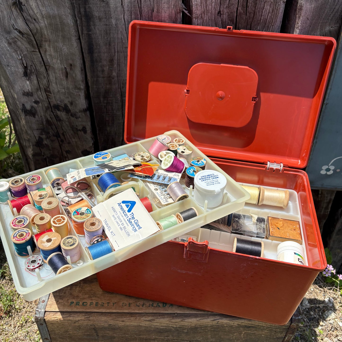 【USA vintage】Wil-hold sewing box