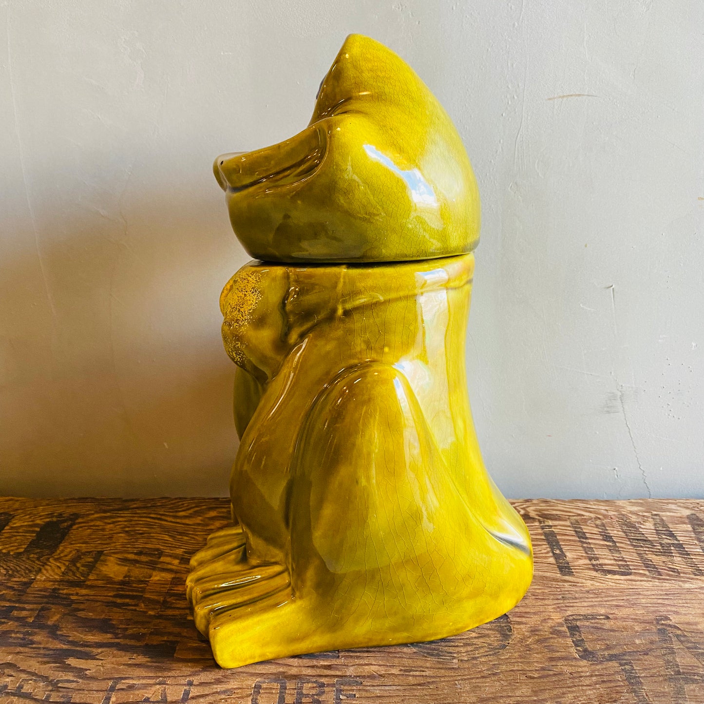 【1960s USA ビンテージ】FROG カエル クッキージャー
