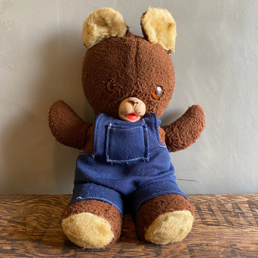 【USA vintage】rubber face bear くまのぬいぐるみ