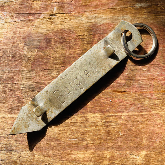 【vintage】Burgermeister ビール オープナー キーホルダー