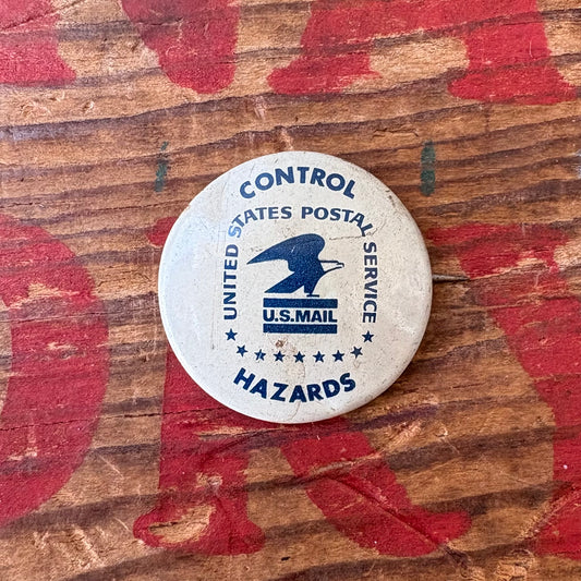 【USA vintage】PINBACK BUTTON U.S.MAIL