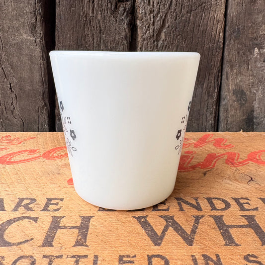 【USA vintage】PYREX No Name Milk Glass Mug
