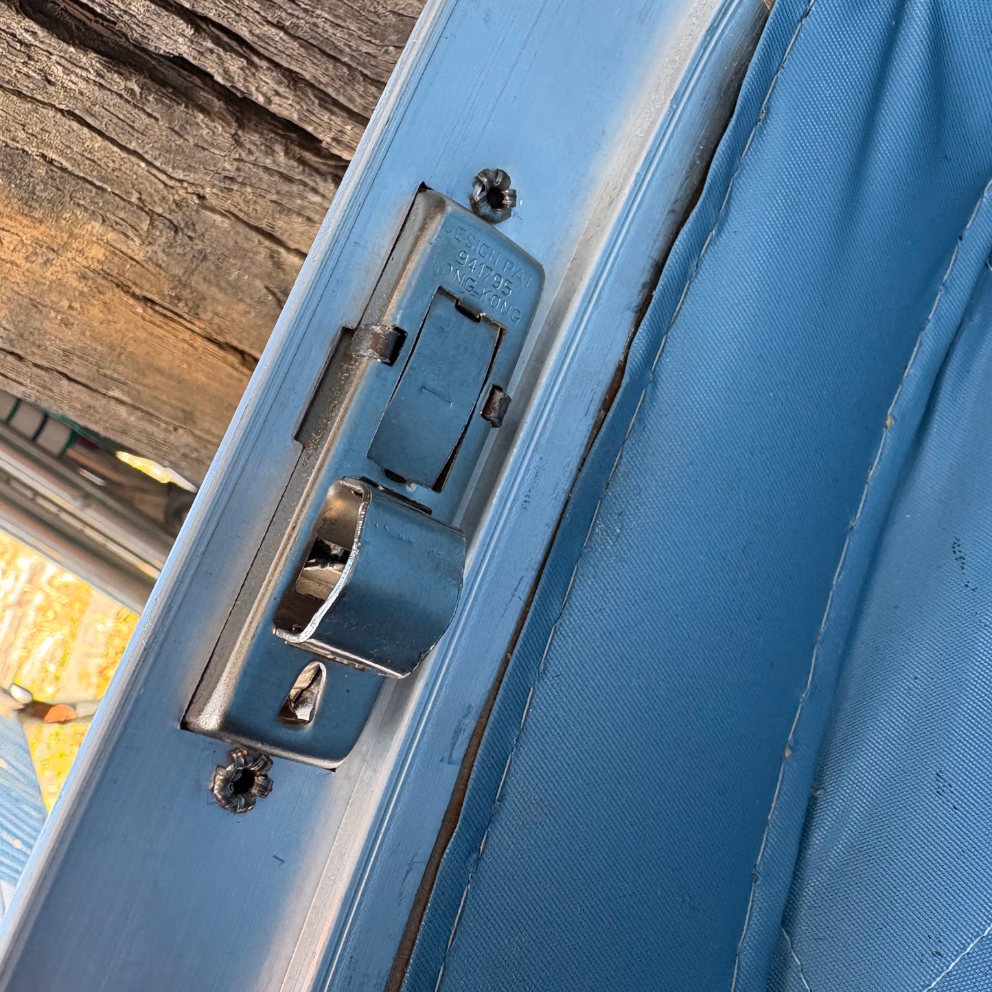【1960s-1970s vintage】Blue Travel Suitcase