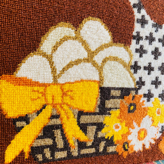 ▶︎▶︎SALE▶︎▶︎ 【USA vintage】ウォールデコ 花と卵