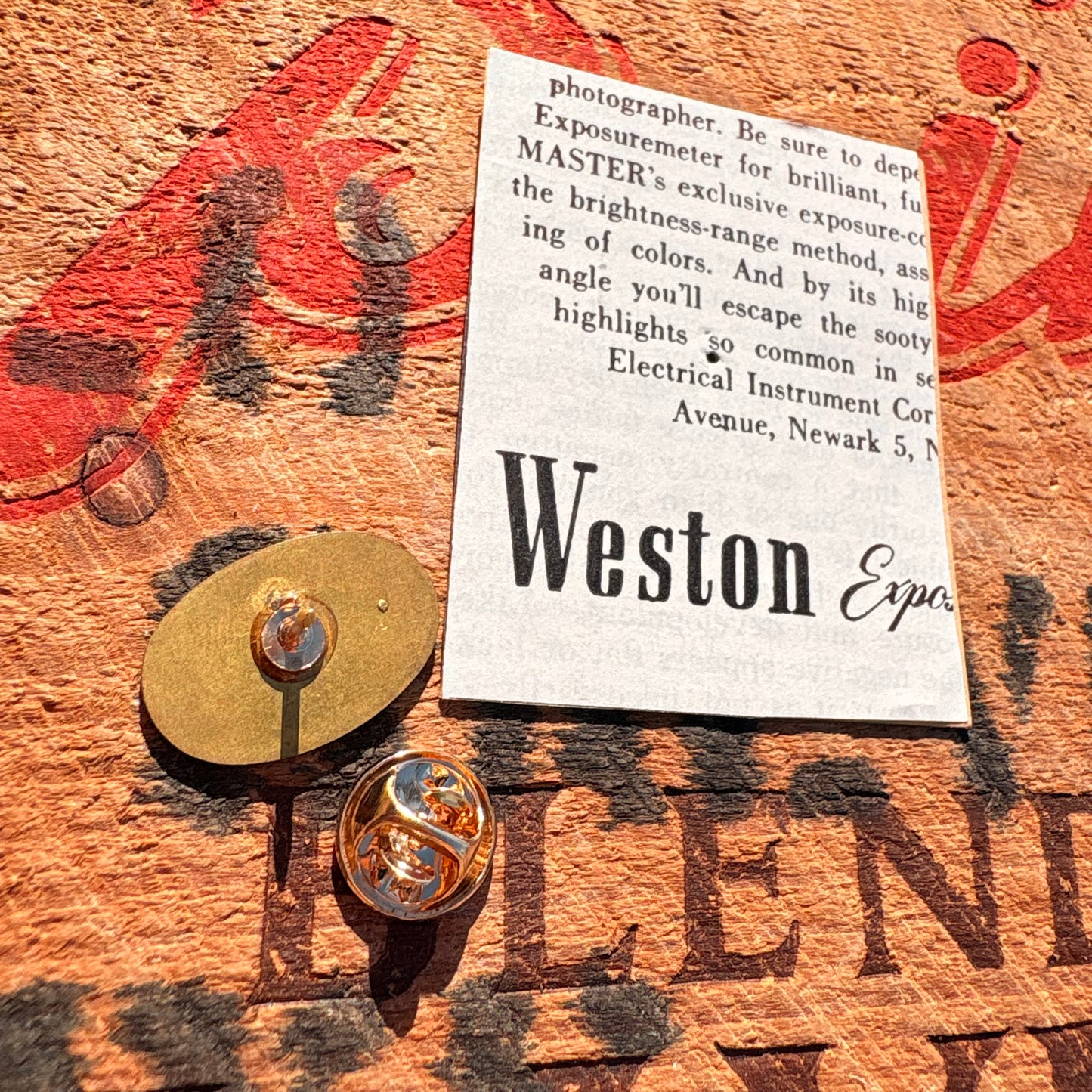 【-1950s Euro vintage】Advertising Hat Pin Pins 7