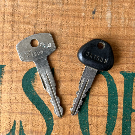 【USA vintage】DATSUN 鍵 2本セット