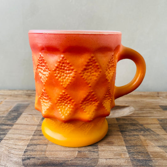 【USA vintage】 Fire-King キンバリー オレンジ