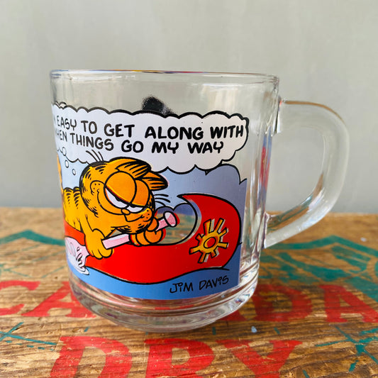 【1978 USA vintage】マクドナルド ガーフィールド グラス ボート