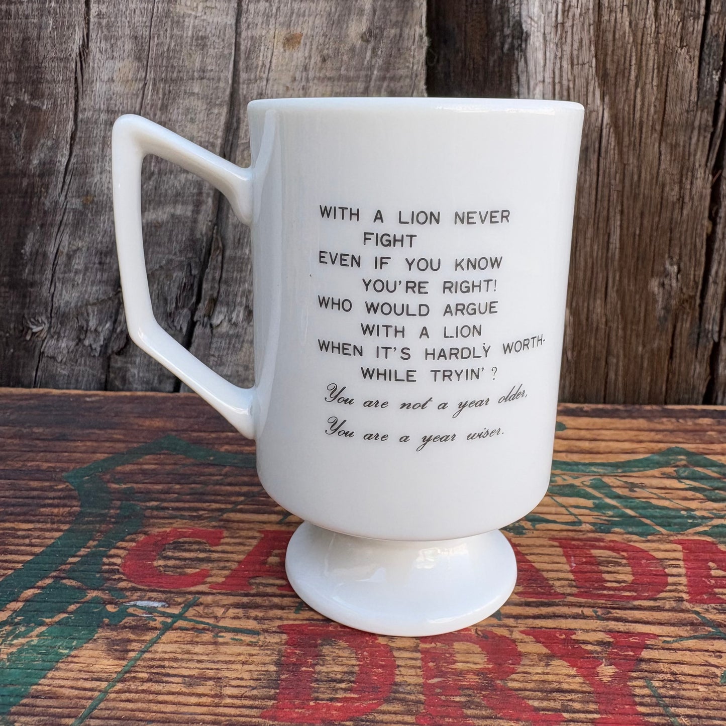 【JAPAN vintage】Rossini LEO mug cup