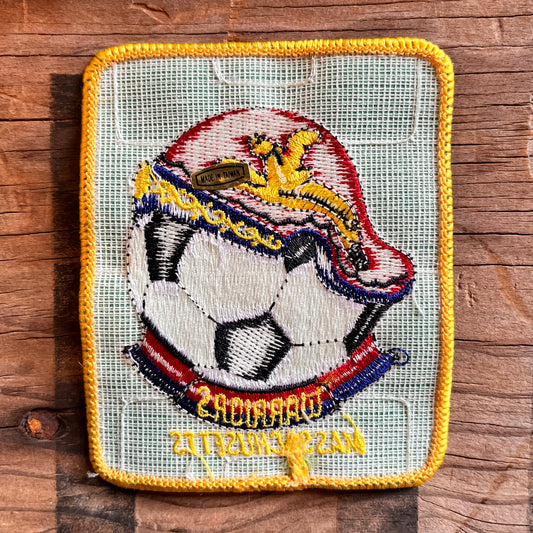 【USA vintage】Massachusetts Warriors サッカーチーム ワッペン