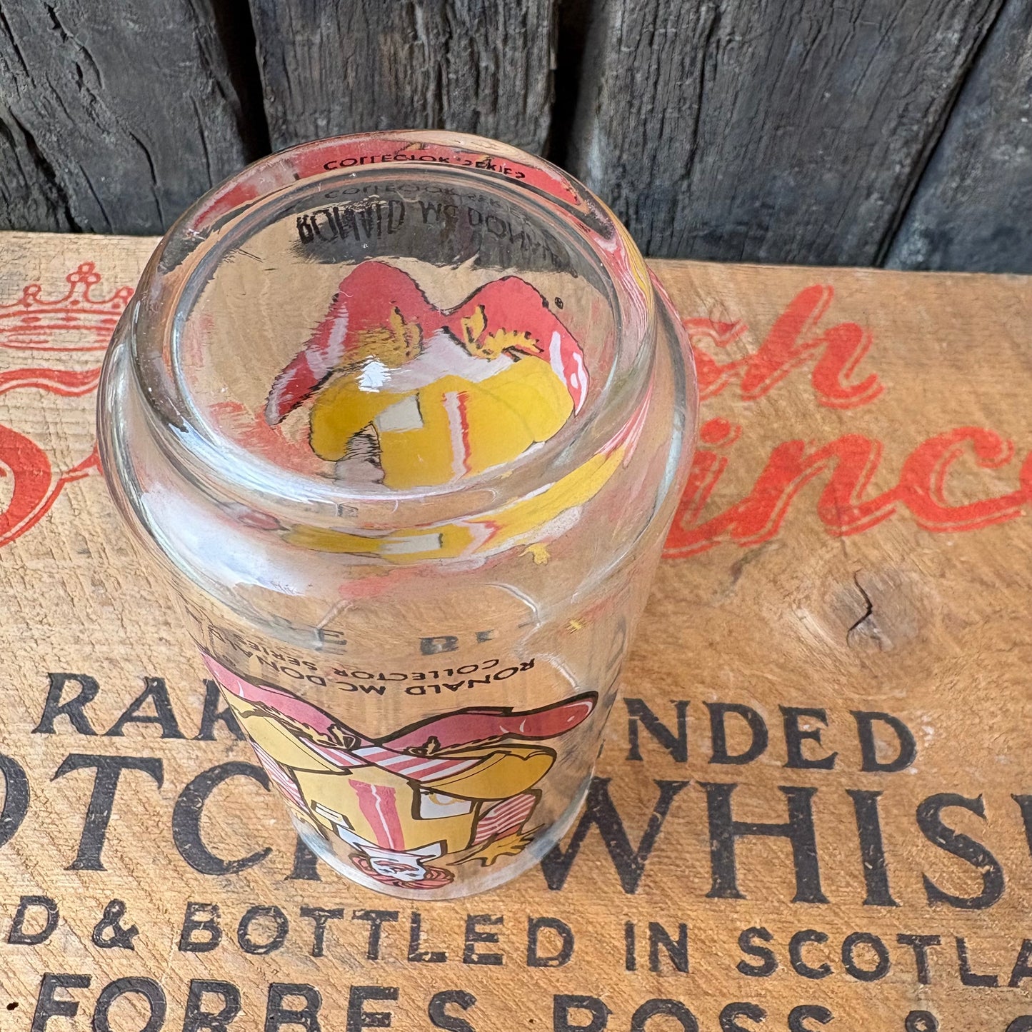 【1970s USA vintage】Ronald McDonald Glass