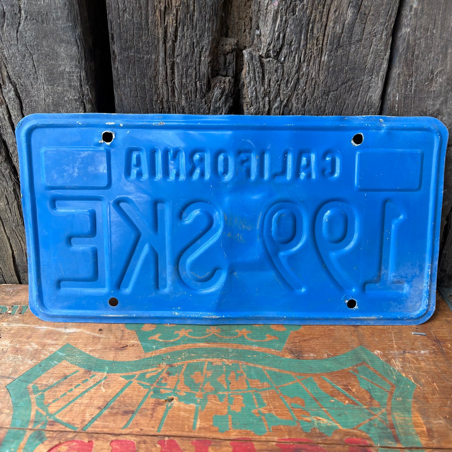 【1970s USA vintage】California License Plate