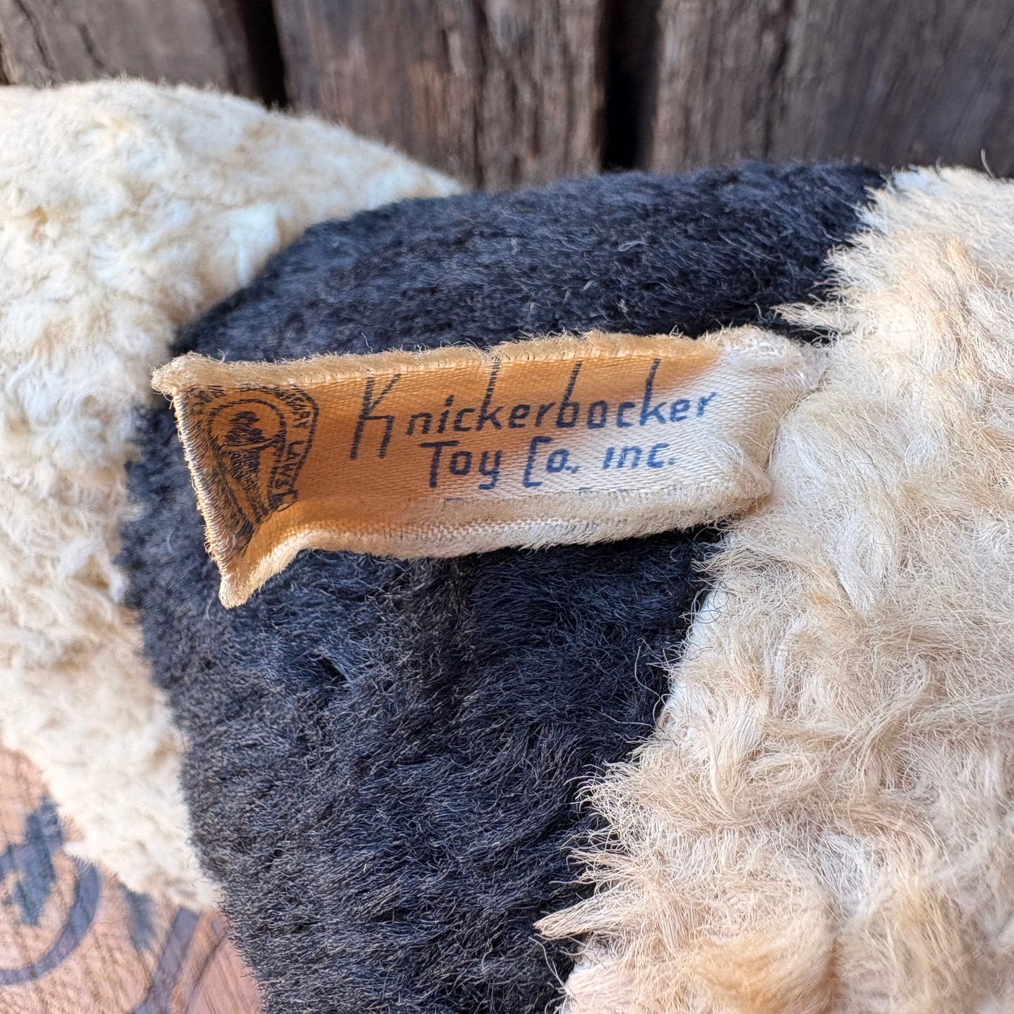 【1950s USA vintage】Knickerbocker Panda Plush
