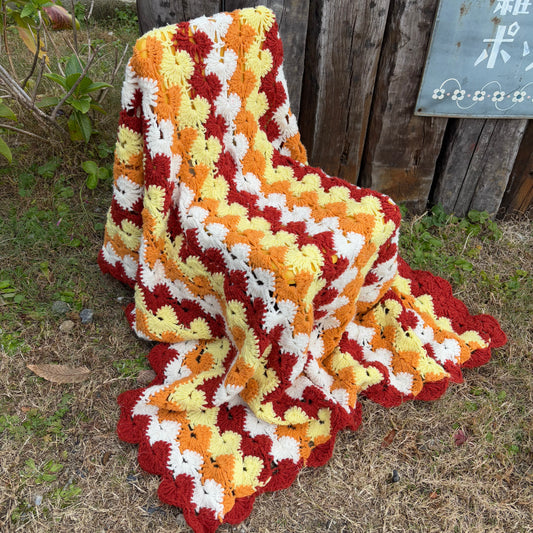 【USA vintage】granny blanket