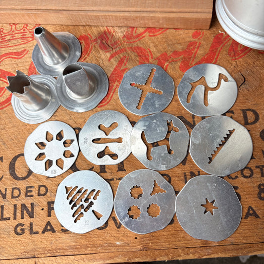 【USA vintage】MIRRO Cookie Press SET