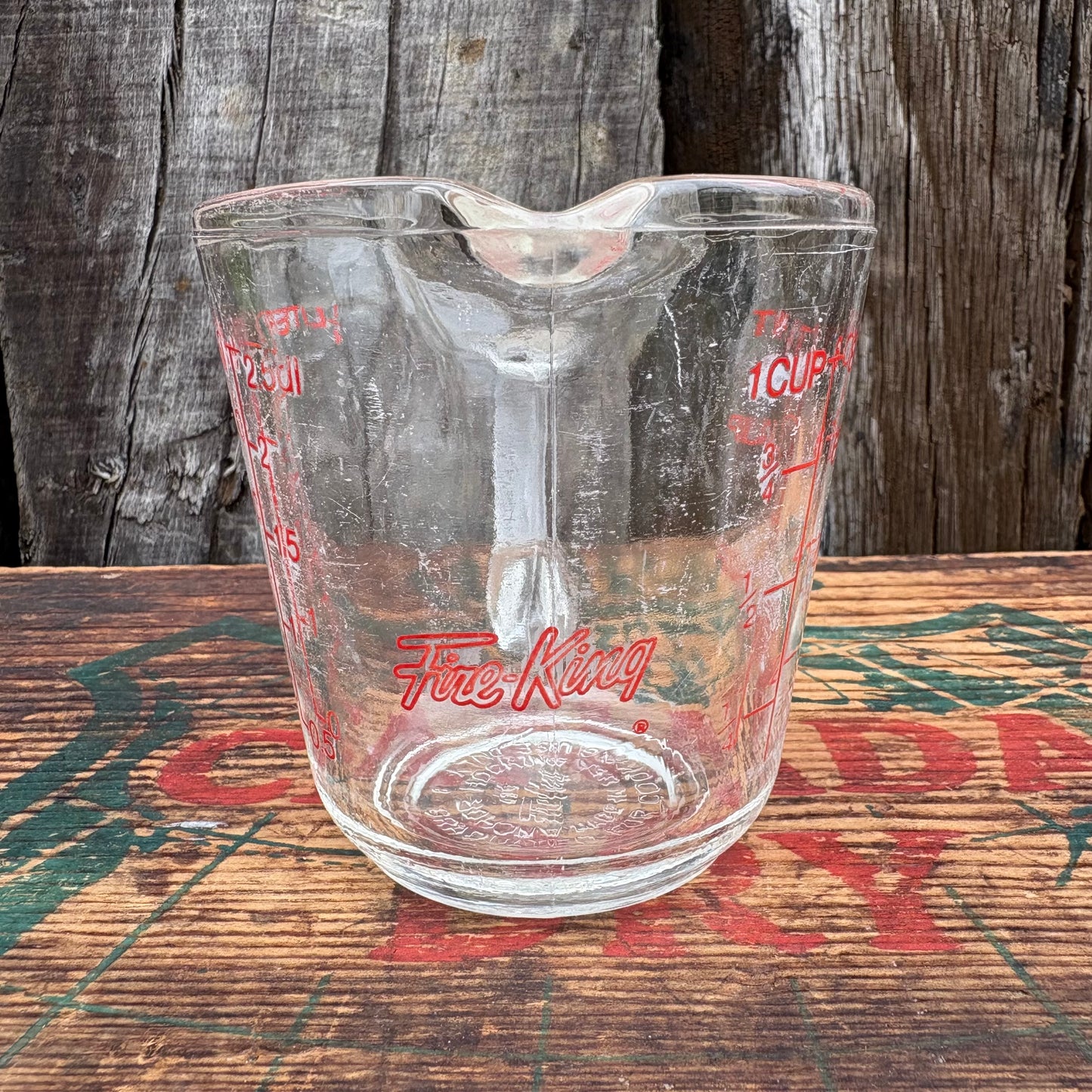 【1960s-1970s USA vintage】Fire-King measuring cup