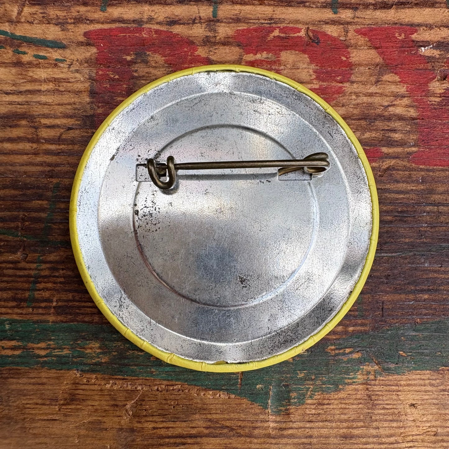 【USA vintage】PINBACK BUTTON smiley 缶バッジ