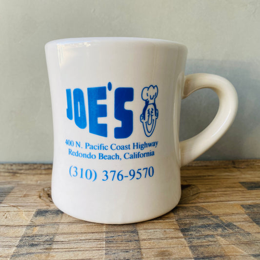 EAT AT JOE'S マグカップ ブルー