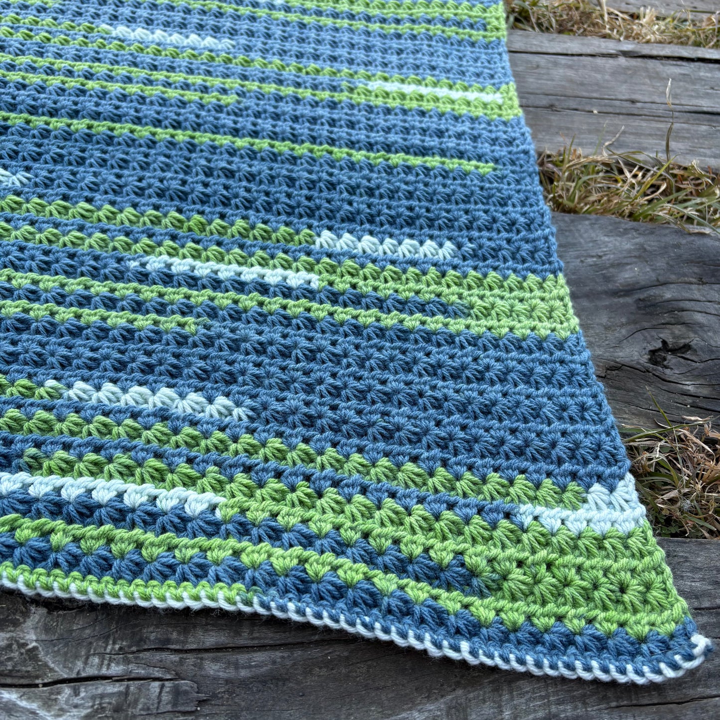 【 USA vintage】granny blanket