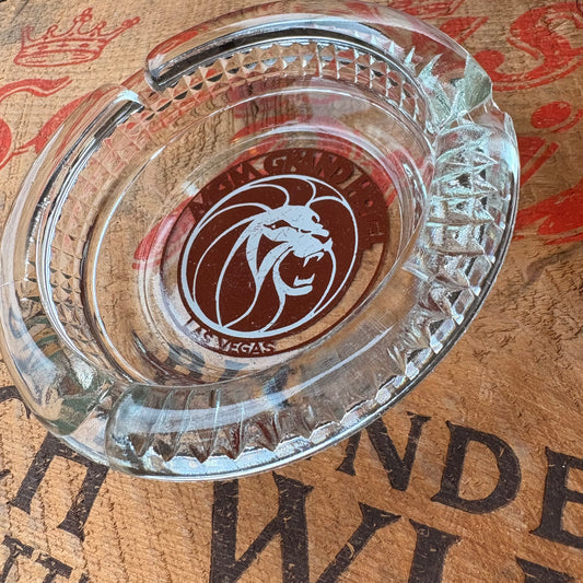 【USA vintage】MGM GRAND HOTEL casino glass ashtray